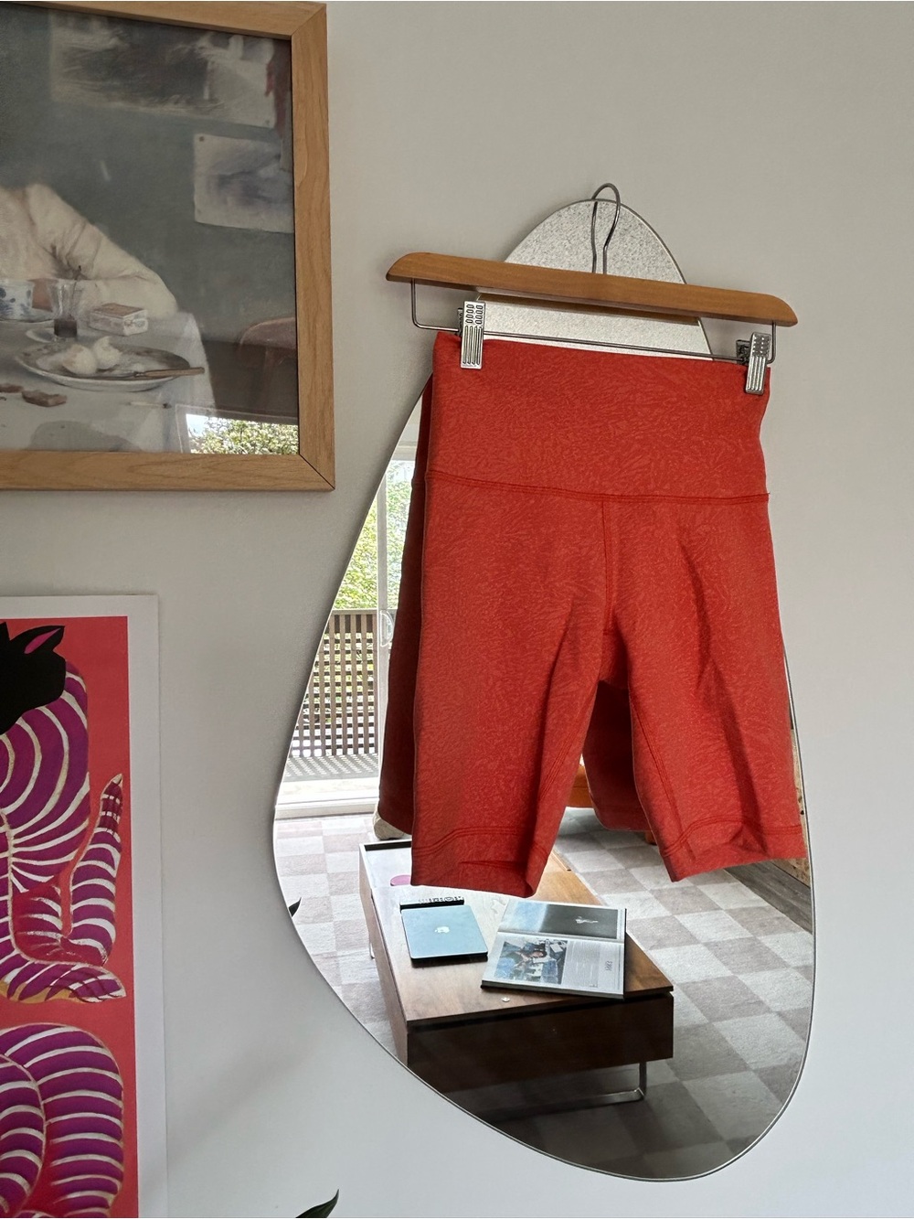 lululemon athletica High-Rise Bike Shorts — Bright Coral